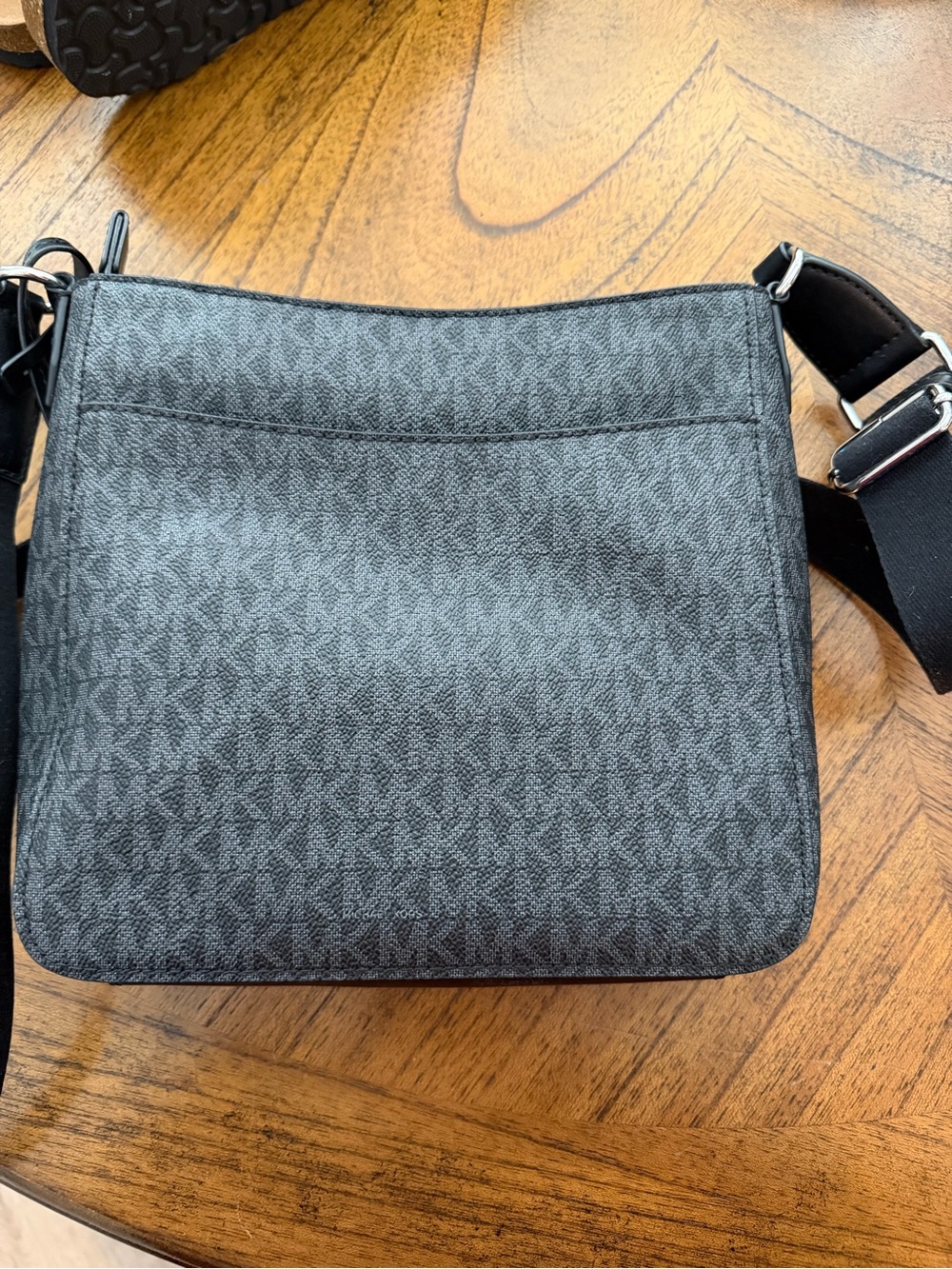 Michael Kors Black Signature MK Signature Crossbody Bag - Picture 3 of 8